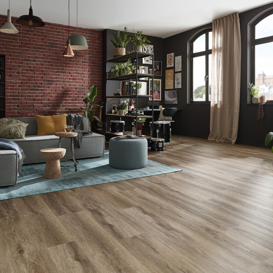 Authentic Oak Brown - reálný povrch dřeva