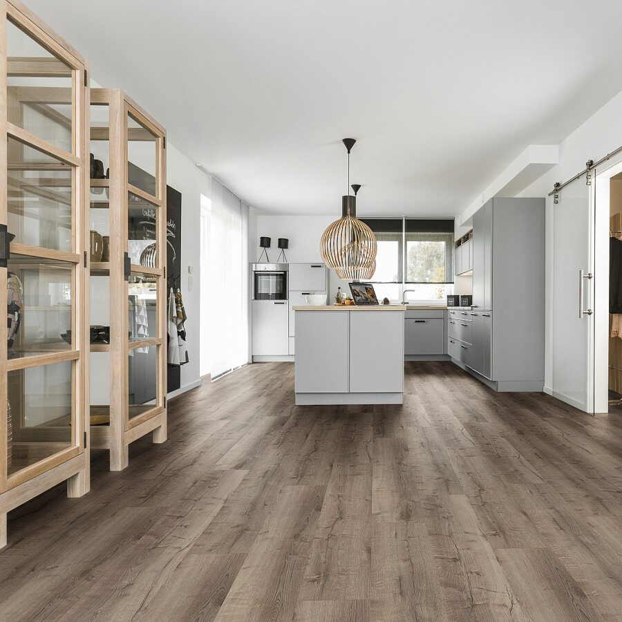 Comfort Oak Taupe - reálný povrch dřeva