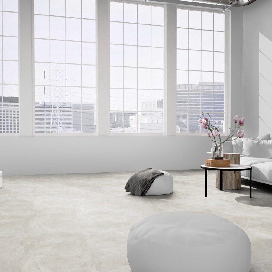 Concrete white - imitace betonu