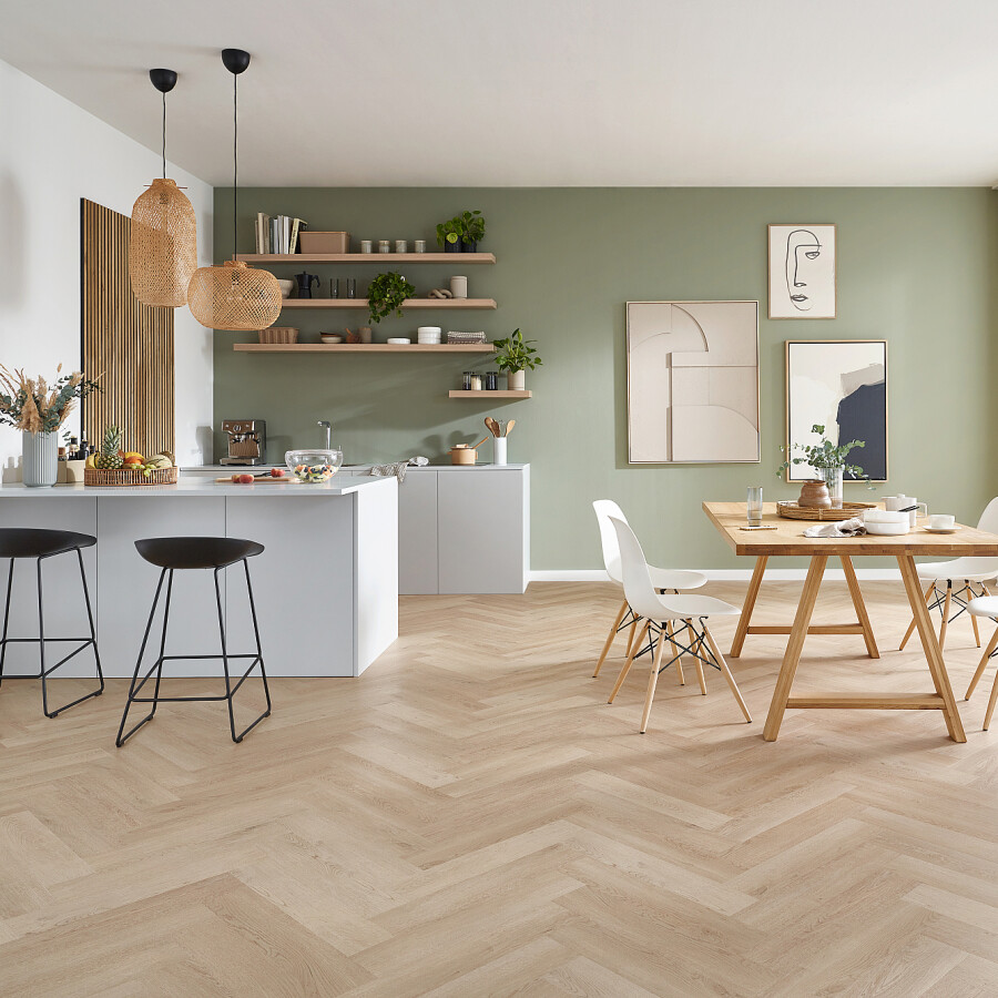 Plain Oak Beige - reálný povrch dřeva