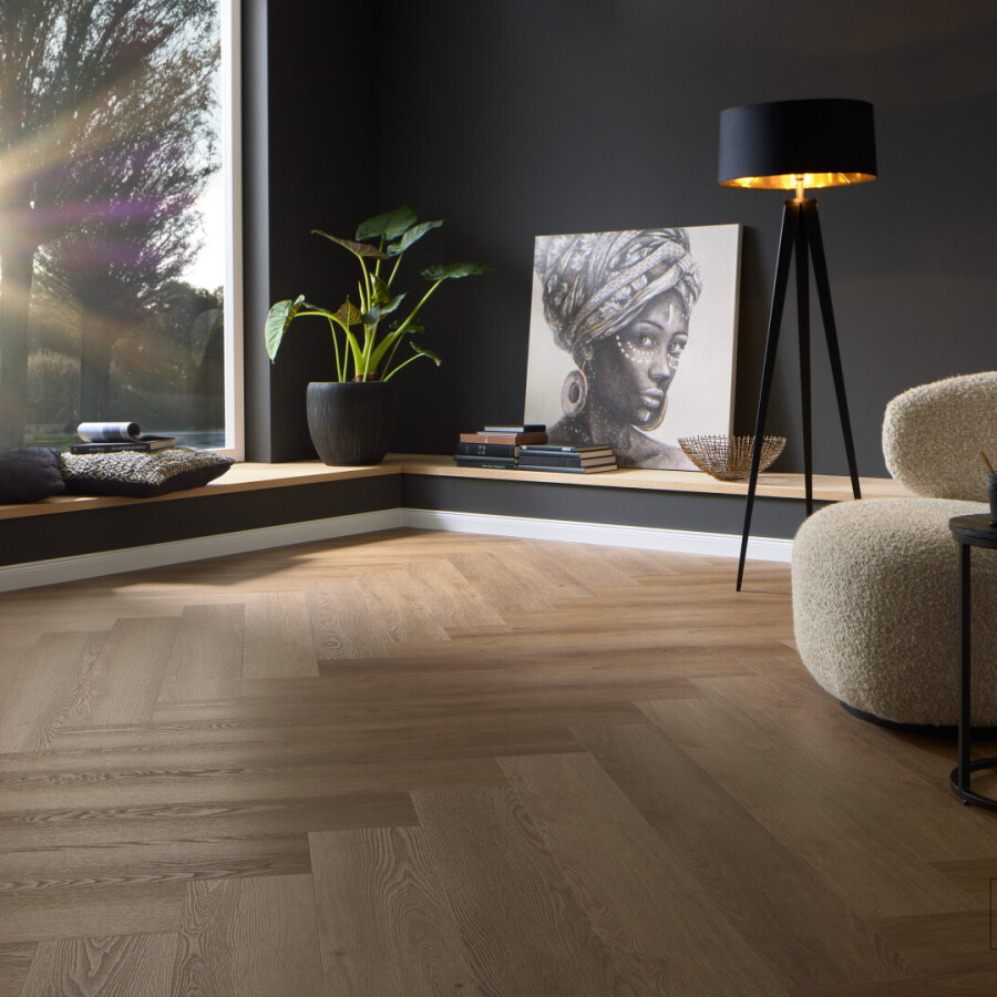 Merano Oak Brown - reálný povrch dřeva