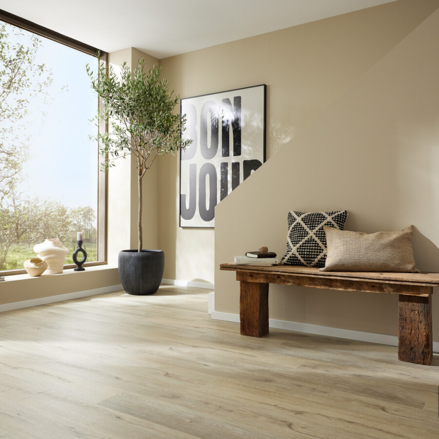 Stockholm Oak Taupe - reálný povrch dřeva