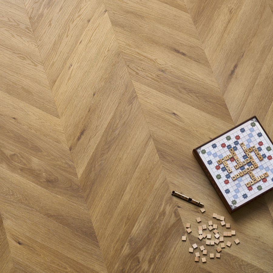 Georgetown Oak - struktura dřeva, titanium nano layer, odstín přírodní středně hnědý