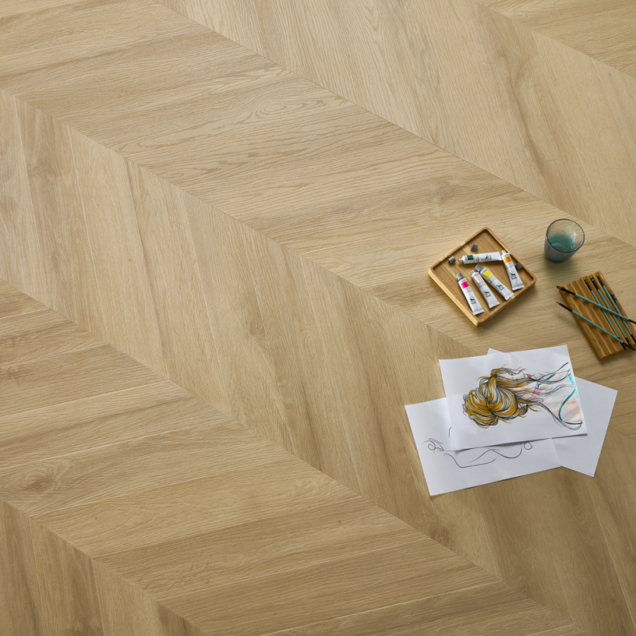 Princeton Oak - struktura dřeva, titanium nano layer, odstín přírodní světlý
