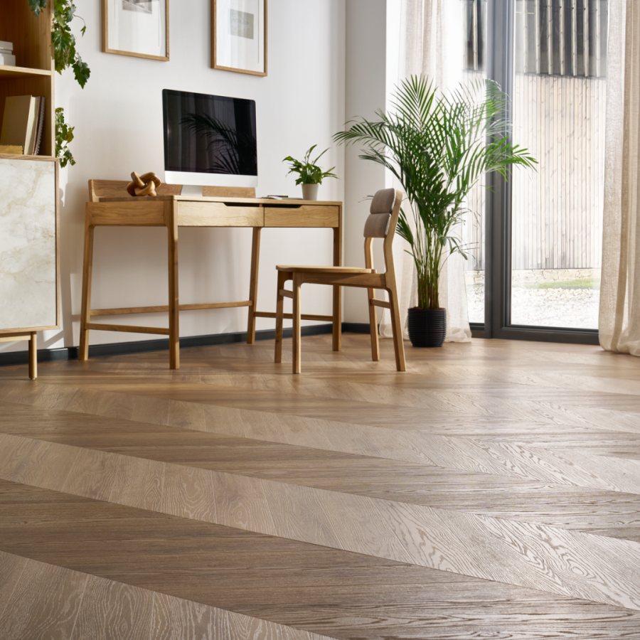 Rochester Oak - struktura dřeva, titanium nano layer, odstín přírodní tmavý